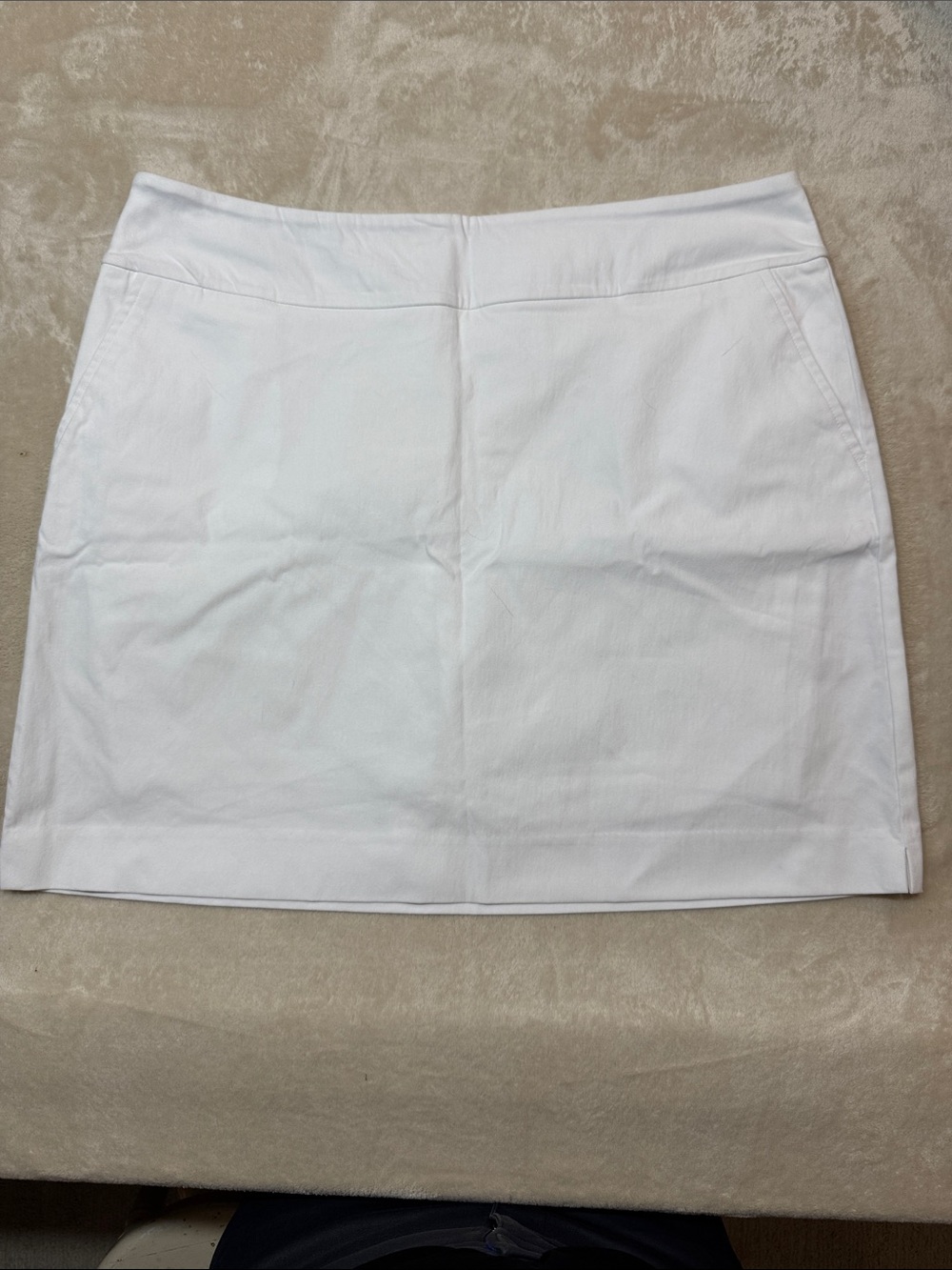Women’s White Performance Skort - Classic Clean Look